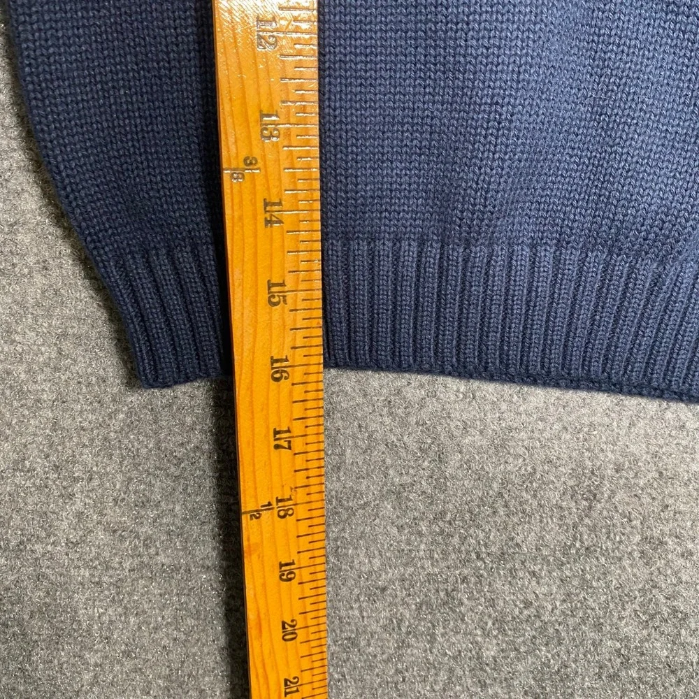 Old Navy Kids Boys Girls 3T Blue‎ Bear Tree Fair Isle Shawl Collar Sweater